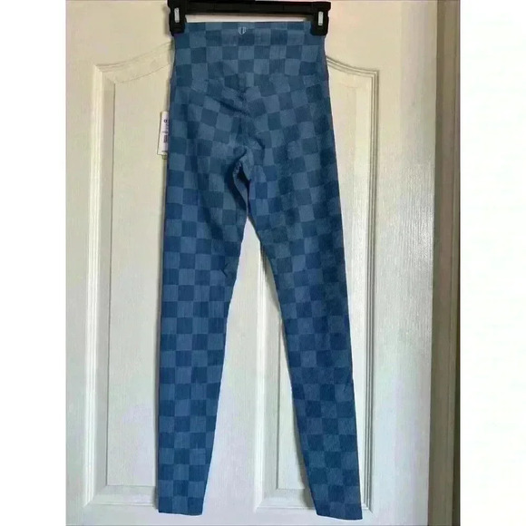 Eleven By Venus Williams Ace Blue Checkered Legging Size Small NWT Athletic - Picture 6 of 6